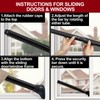 AceMining Upgraded Door Security Bar & Sliding Patio Bar, Heavy