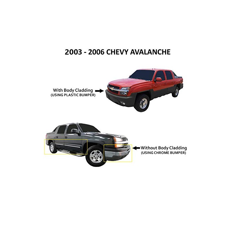 AKKON - For Smoked Smoke 2003-2006 Chevy Silverado Avalanche 1500/2500