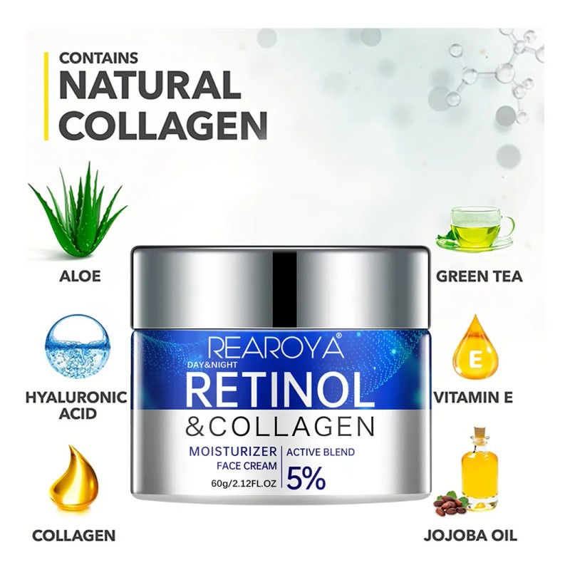 Crema Retinol Humectante Facial Uso