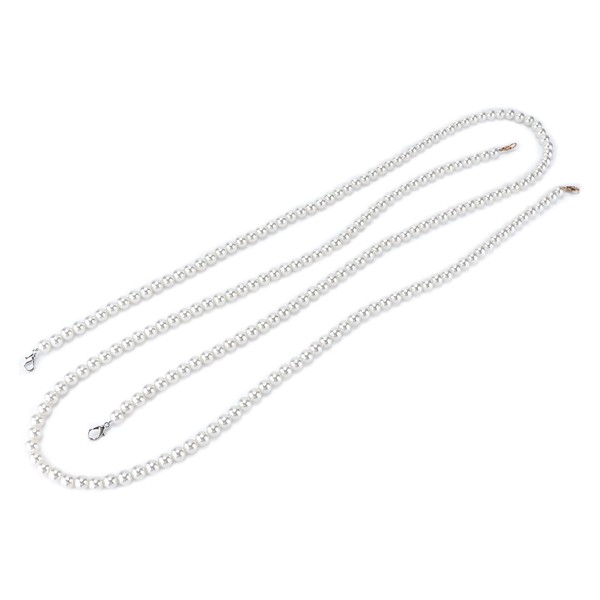 Perlenkette imitieren, Handtaschenketten Zubehör Elegantes Aussehen Modisch Einfach für Tasche für Handy(1,2 m)