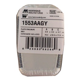 BOX ABS GRAY 2.95"L X 1.97"W