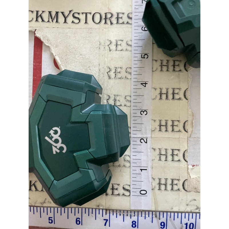 AuctionFuel 5X New 360 Electrical 3-Outlet Power Hub Adapter Green