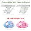 16mm Maymom Flange Inserts (Long Plus) Compatible with Freemie 25mm