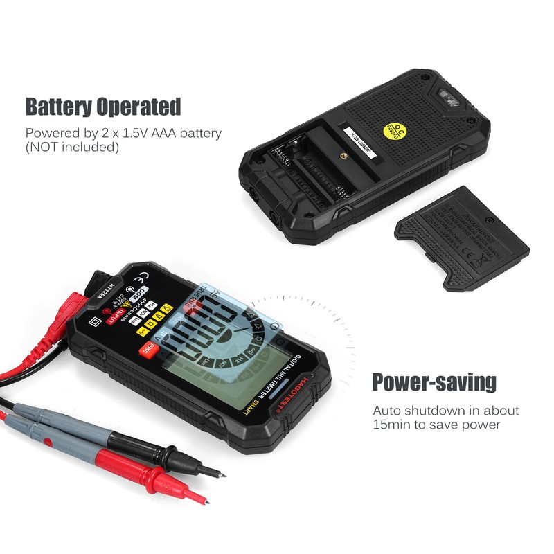 HABOTEST HT125A Smart Digital Multimeter 4000 Counts True RMS Auto