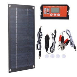Solar Panel Kit,Solar Panel Trickle Chargering kit for Car Boat RV Motorcycle Truck Marine