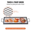 Happybuy X-Marks Fire Pit Grill Grate, Rectangle Cooking Grate, Heavy