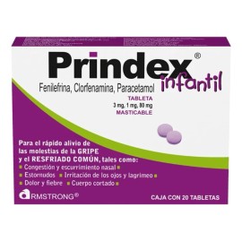 Prindex Children's Antiperspirant Mast Con 20 Tablets