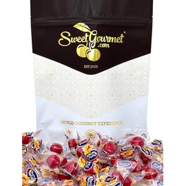 SweetGourmet Spicy Cinnamon Jawbreakers Wrapped Hard Candy Balls | 1 Pound