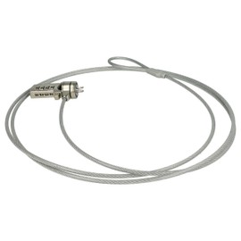 vhbw Kensington Lock for Laptop Notebook - Cable Lock with Combination Lock, 1.8 m