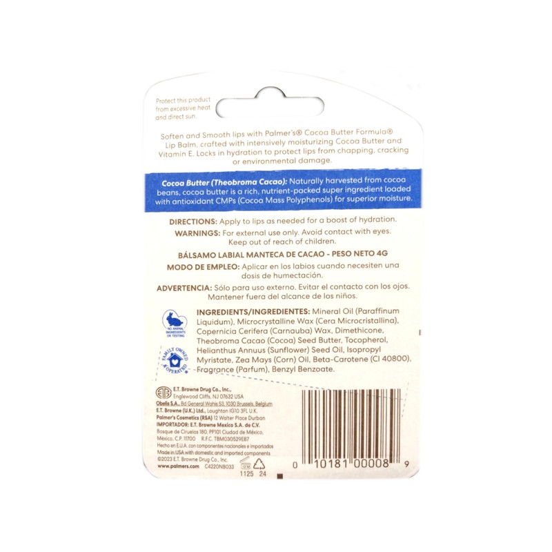 Palmer's Cocoa Butter Formula Moisturizing Lip Balm 0.15 oz (4