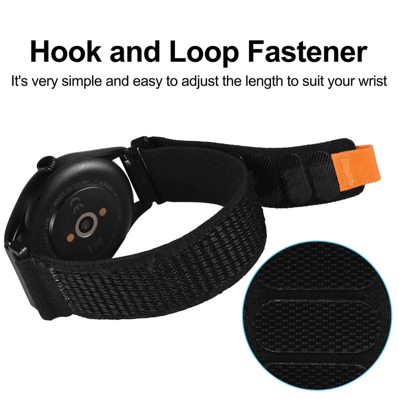 BISONSTRAP Watch Bands for Men and Women, Trail Loop Nylon