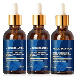 Sérum Líquido Antiedad, Sérum Líquido Para Arrugas, Promueve La Producción De Colágeno En La Piel, Eliminación Instantánea De Arrugas, Natural Y No Irritante (3 Unidades/30 Ml)