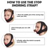 Anti Snoring Chin Strap, Anti Schnarchen Kinnriemen