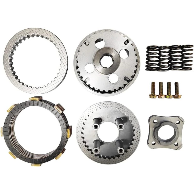 JINFANNIBI Clutch Plate Kit Heavy Duty Springs Gasket for Honda