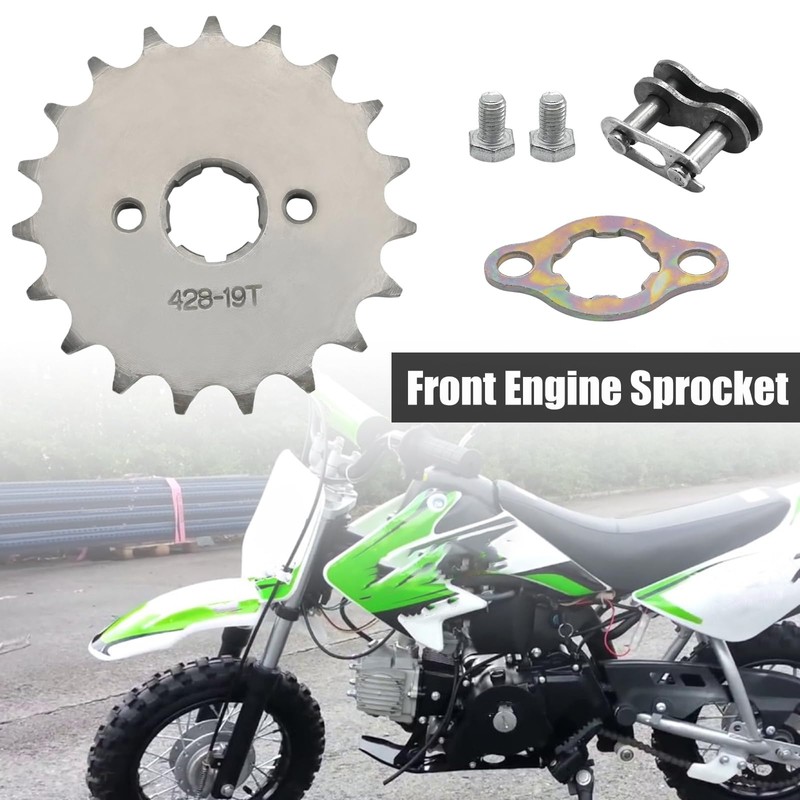 UOIENRT 428-19T 20mm Front Engine Sprocket, Fit for Many Chinese