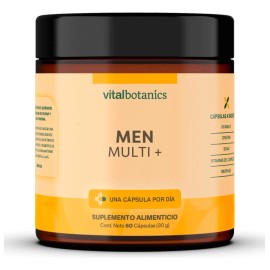 💪👨 Men Multi Vitamin+ con Creatina | Multivitamínico Hombre | 60 Cápsulas | VitalBotanics