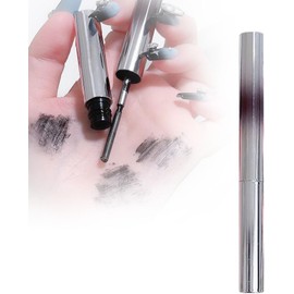 Máscara de Pestañas Iron Wand, Nueva Pestañas con Varilla de Metal sin Pincel, Máscara de Pestañas Iron de Tipo Impermeable, Duradera, Tridimensional y rizada (Sin Descascarillado) (Negro)