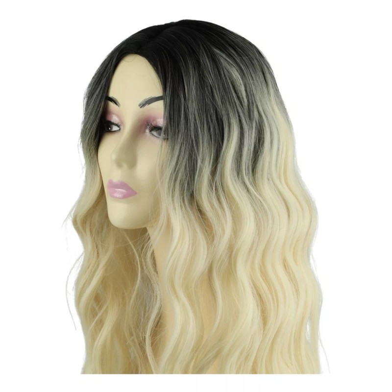 Gala Peluca Ajustable Oncológica 100% Fibra Natural Larga Ond