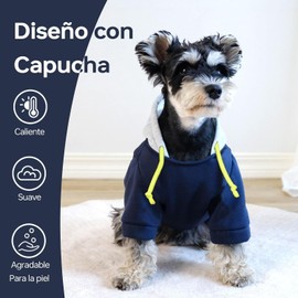 Suéter para perro de invierno, ropa para perro suave y cómoda, ideal para perros medianos y pequeños, material cálido y suave, perfecto para mantener a tu mascota abrigada en días fríos (XX-Large)