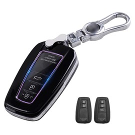 Toyota Smart Key Case, Key Holder, Toyota Key Cover, ABS Plastic, Corolla RAV4, 50 Series, 70 Series, 2/3 Buttons, Black