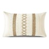 Sungeek Boho Lumbar Cushion Cover 30x50cm, Cotton & Burlap Textured