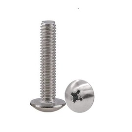 50pcs Metric M4 x 22mm Drawer Knobs Pull Handle Screws 18-8 Stainless Steel Truss Head Phillips Machine Screws