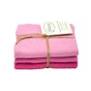 Solwang Cleaning Cloth Light Pink Combination Knitted Cleaning Cloths Cotton