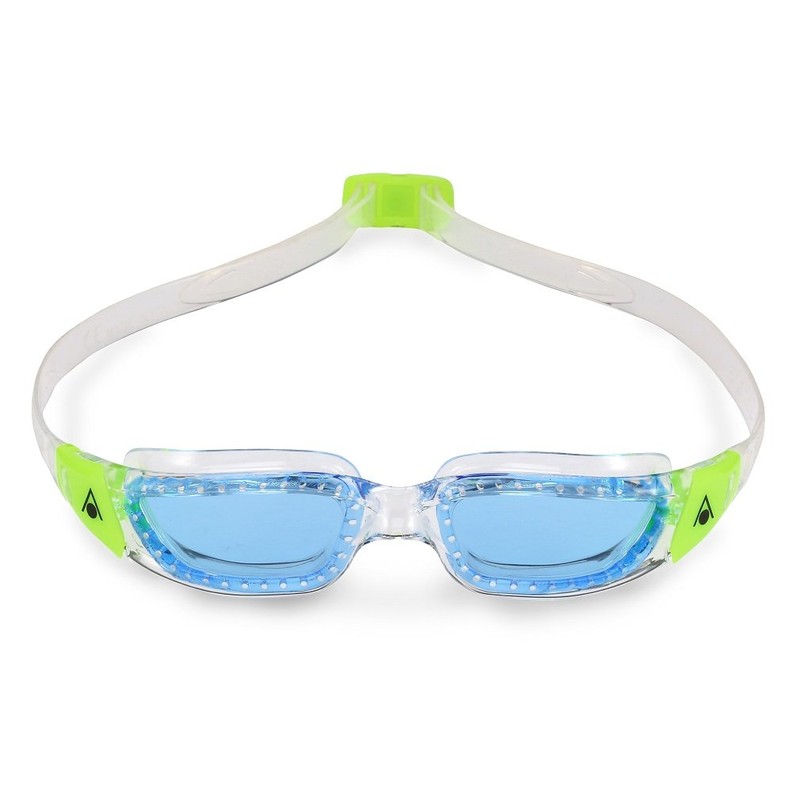 アクアスフィアー スイミングゴーグル KAMELEON JUNIOR FIT CLEAR B/LIME/BLUE LENS 183510 クリアー