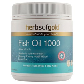 Herbs Of Gold Fish Oil 1000 200 Capsules