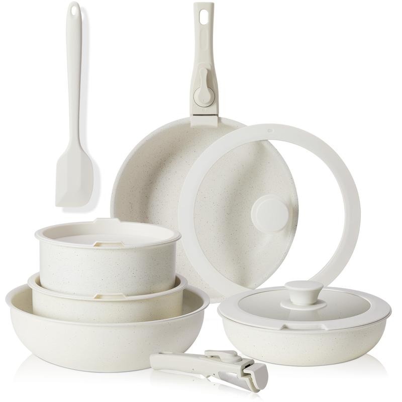 【Black Friday】12 Pcs Pots and Pans Set Nonstick - Kitchen
