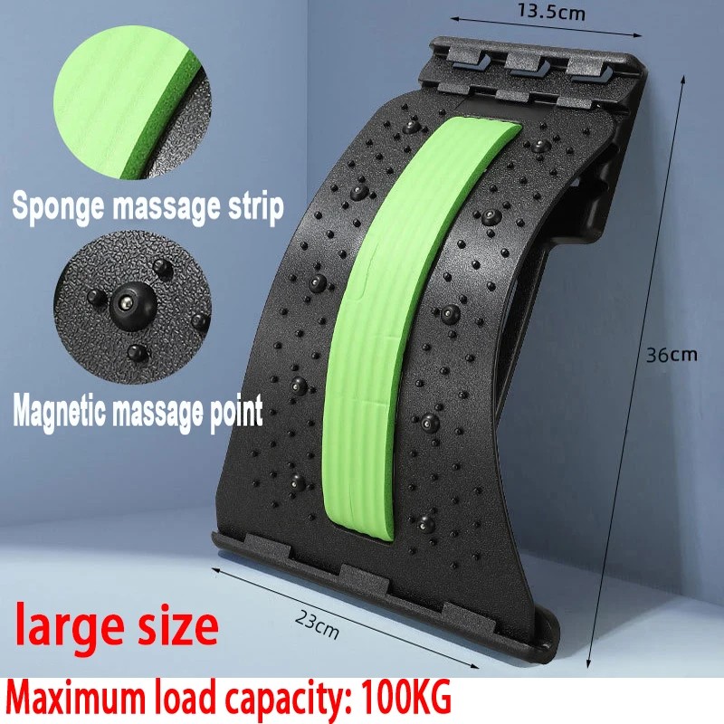 Adjustable Back Stretcher for Daily Comfort – 4-Level Lumbar Support