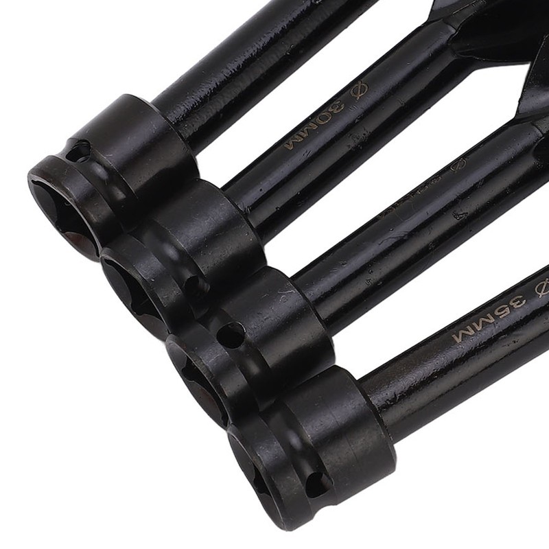 4 Pcs Wood Auger Bit 4 Flute Detachable Hex Shank