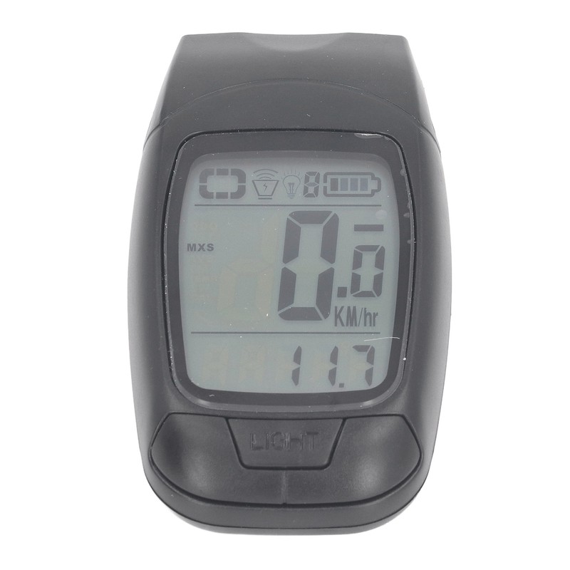 Bike Computer IP64 Waterproof Large LCD Backlit Display Cycling Speedometer