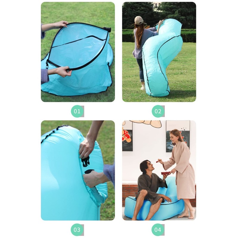 TURIM Inflatable Sofa Air Sofa Air Lounger with Portable Package