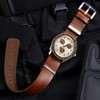 BINLUN Leather Watch Band Crazy Horse Oiled Leather Watch Straps