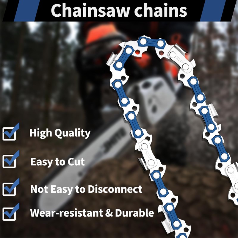 3 x Saw Chains 30 cm 45 TG 1.1 mm