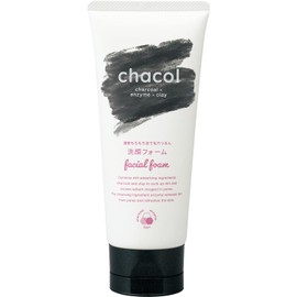 chacol Charcoal & Enzyme Facial Cleansing Foam, 4.4 oz (130 g)