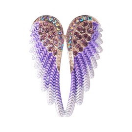 Angel Wings Brooch Pin Lovely Vintage Rhinestone Lapel Pin Brooch Crystal Badge Brooch Anti-glare Hat Bag Accessories for Women Fashion Jewelry