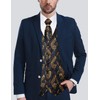 DiBanGu Black Gold Vest and Tie Set for Men Suit