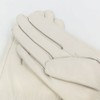Sandy Ting Winter Women's Lambskin Leather Gloves with Fox Fur