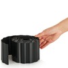 com-four® lawn edging made of plastic - flower bed edging