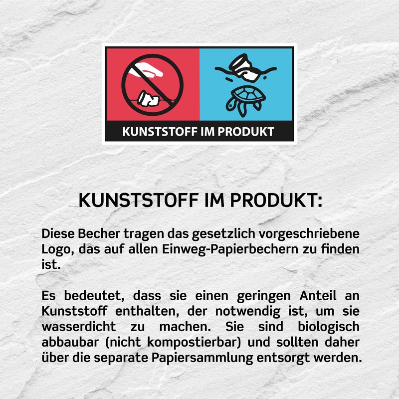 200 Paper Coffee Cups 65ml Italy Black Eco-Friendly Biodegradable Disposable