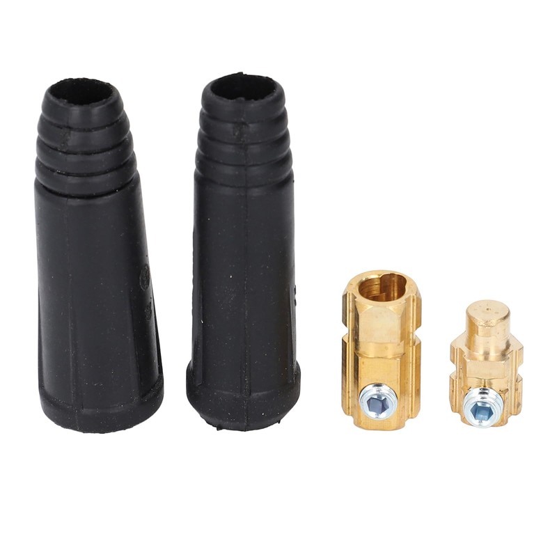 Eacam Welding Cable Connector Quick, Heat Resistant Cover, Secure Connection,