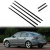ROADFAR Window Molding Trim 4PCS Compatible with 2004-2009 for Mazda