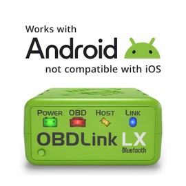 OBDLink LX Bluetooth 3.0 OBD2 Adapter for Motoscan, Torque, Hybrid Assistant (Android Only), OBD II Diagnostic Scanner
