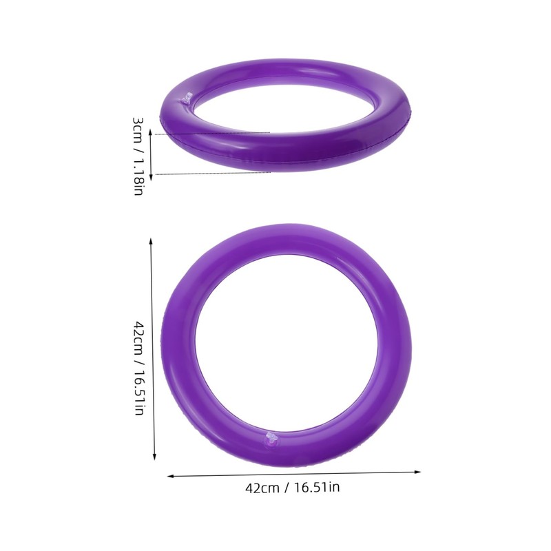 GRIRIW Inflatable Yoga Ball Base with Fixed Ring Round Support