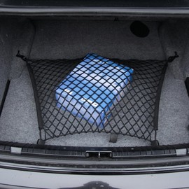 AUTONIK 145160 Luggage Net 50 x 100 cm Black