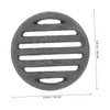 Zerodeko Round Fire Grate for Fireplace and Fire Pit High