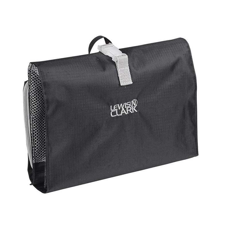 Lewis N. Clark Hanging Toiletry Bag for Travel Accessories, Shampoo,