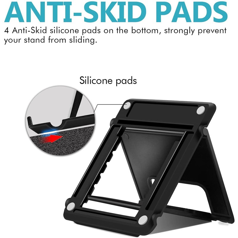 COOLOO Cell Phone Stand 4 Pack, Tablet Stand Multi-Angle, Universal